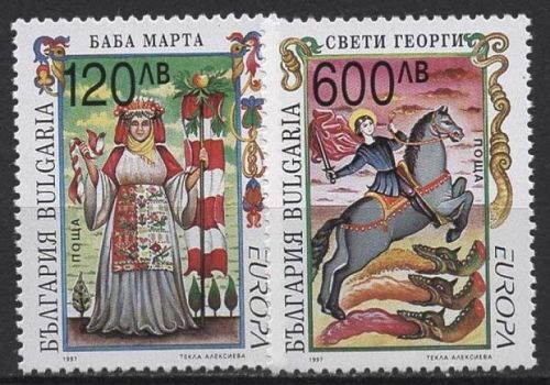 Bulgarien Briefmarken-Set 'Sagen Und Legenden' 1997 – Komplett Postfrisch MNH