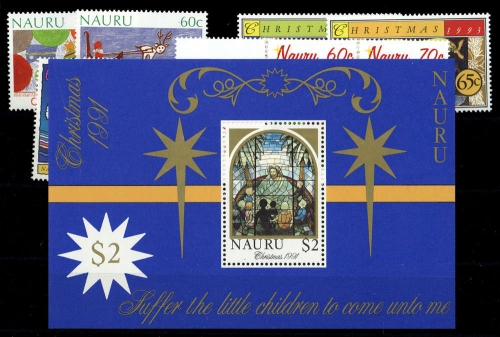 1990, Nauru, Bl. 8 u.a., **
