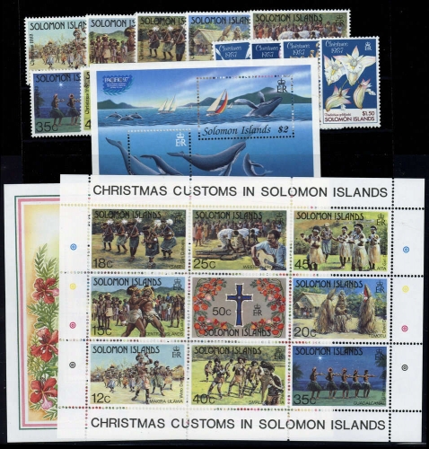 1983, Salomoninseln, 500-08 u.a., **