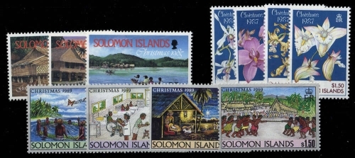 1985, Salomoninseln, 554-56 u.a., **