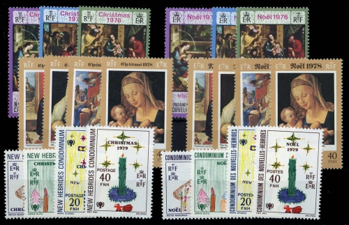 1976, Neue Hebriden, 435-37 u.a., **