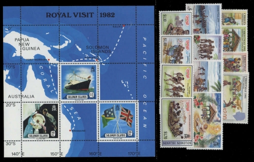 1986, Salomoninseln, Bl. 11 u.a., **