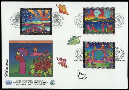 1992, UNO New York, 629-32 u.a., FDC