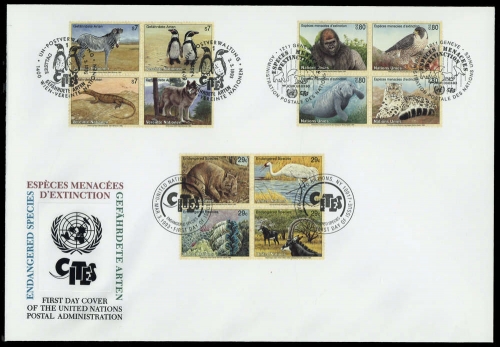 1993, UNO New York, 644-47 u.a., FDC
