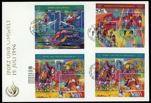 1996, UNO New York, Bl. 13 u.a., FDC