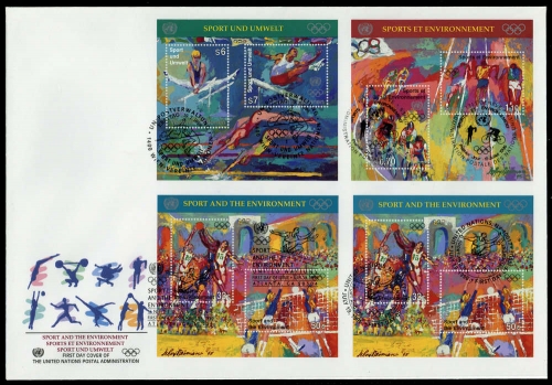 1996, UNO New York, Bl. 13 u.a., FDC