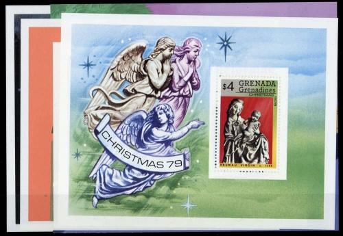 1974, Grenada Grenadines, Bl. 5 u.a., **