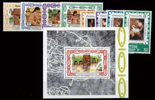 1981, Jungferninseln, 419-22 u.a., **