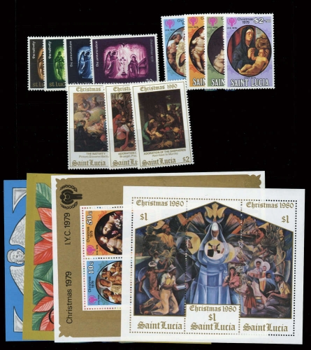 1974, St. Lucia, Bl. 6 u.a., **