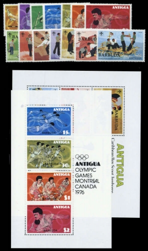 1976, Barbuda, 276-82 u.a., **