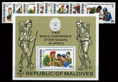 1973, Malediven, 454-61 u.a., **