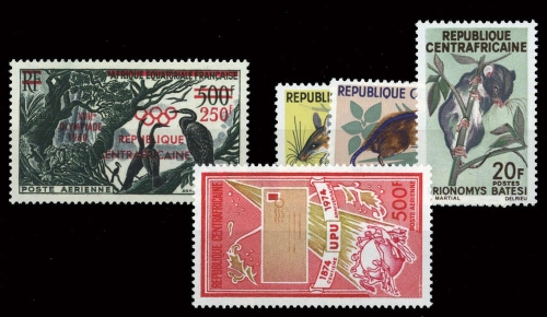 1960, Zentralafrika, 16 u.a., **