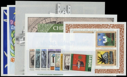 1974, Samoa, Bl. 7 u.a., **