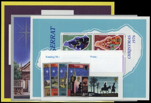 1976, Montserrat, Bl. 9 u.a., **