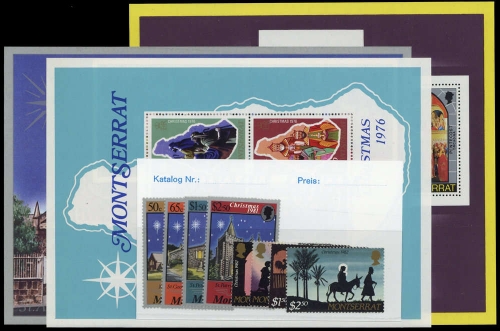 1976, Montserrat, Bl. 9 u.a., **