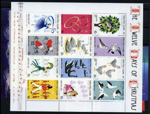 1976, Weihnachtsinseln, 65-68 u.a., **