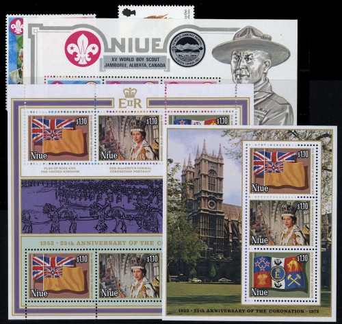 1974, Niue, 202-07 u.a., **