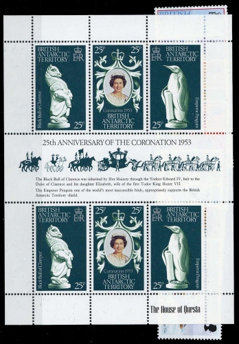 1977, Britische Gebiete in der Antarktis, 68-70 u.a., **