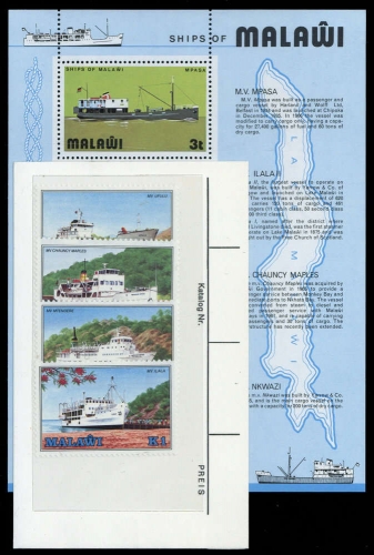 1975, Malawi, Bl. 39 u.a., **