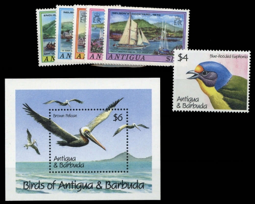 1975, Antigua und Antigua Barbuda, 358-62 u.a., **