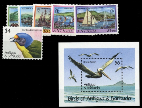 1975, Antigua und Antigua Barbuda, 358-62 u.a., **