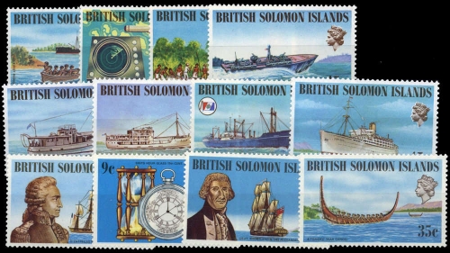 1973, Salomoninseln, 236-39 u.a., **