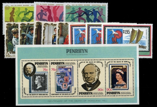 1976, Penrhyn, 83-85 u.a., **