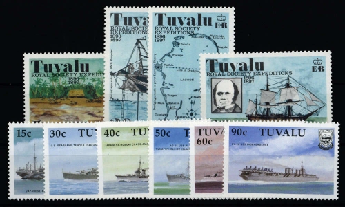 1977, Tuvalu, 54-57 u.a., **
