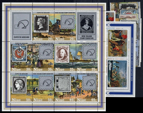 1979, Niue, 256-59 u.a., **