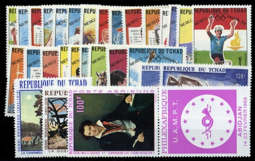 1968, Tschad, 201-02 u.a., **