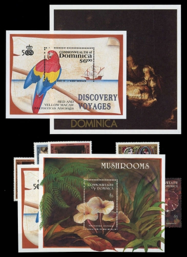 1980, Dominica, 681-86 u.a., **