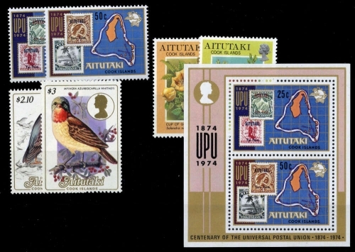 1974, Aitutaki, 118-19 u.a., **