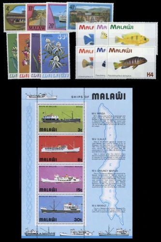 1975, Malawi, Bl. 39 u.a., **