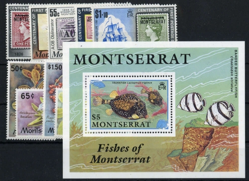 1976, Montserrat, 327-32 u.a., **