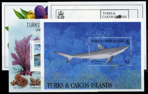 1981, Turks und Caicos Inseln, Bl. 33 u.a., **