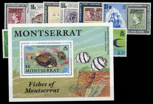 1976, Montserrat, 327-32 u.a., **