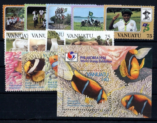 1982, Vanuatu, 635-39 u.a., **