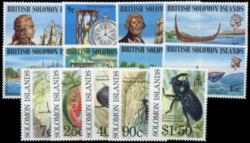 1973, Salomoninseln, 236-39 u.a., **