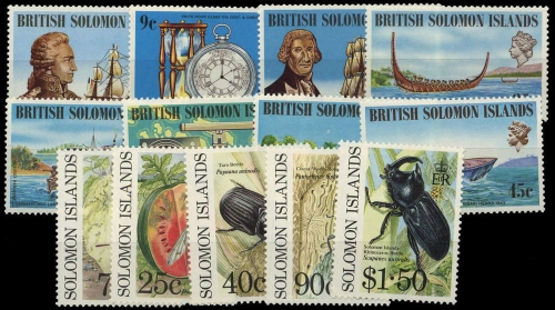 1973, Salomoninseln, 236-39 u.a., **