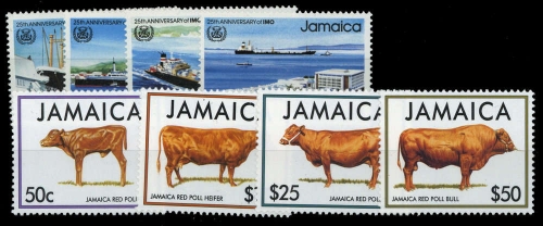 1983, Jamaica, 564-67 u.a., **