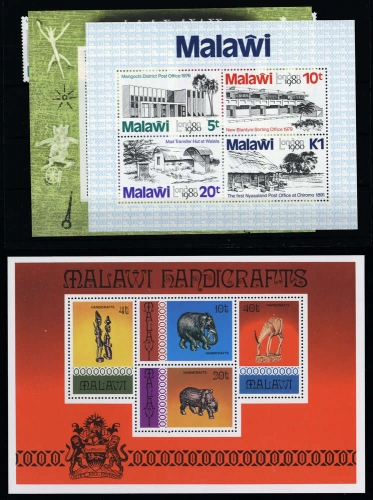 1972, Malawi, Bl. 27 u.a., **