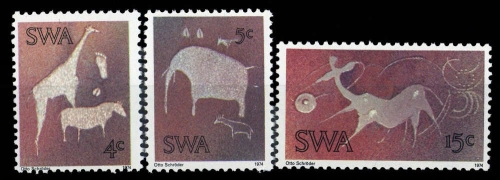 1974, Südwestafrika, 396-98, **