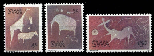 1974, Südwestafrika, 396-98, **