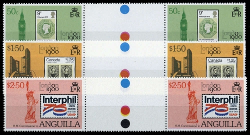 1980, Anguilla, 389-91 Zw, **