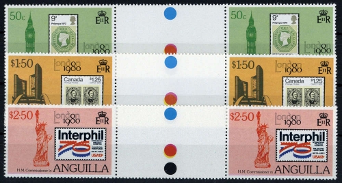 1980, Anguilla, 389-91 Zw, **