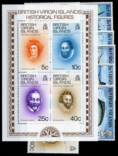 1972, Jungferninseln, 233-36 u.a., **