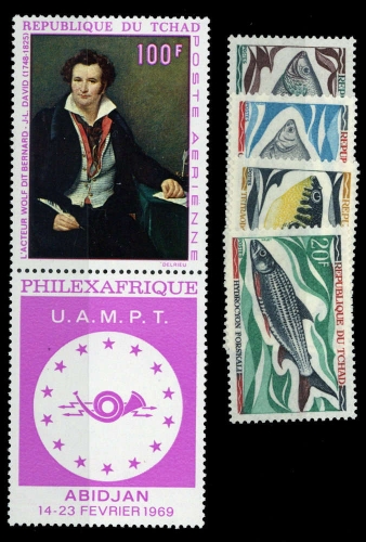 1968, Tschad, Bl. 4 u.a., **