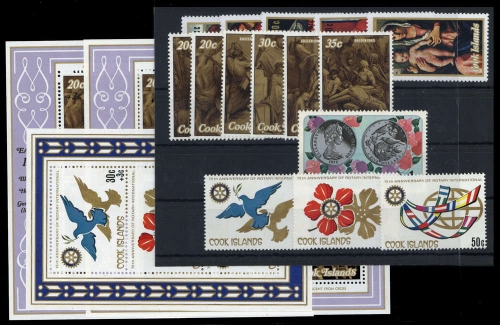 1972, Cook Inseln, 334-38 u.a., **