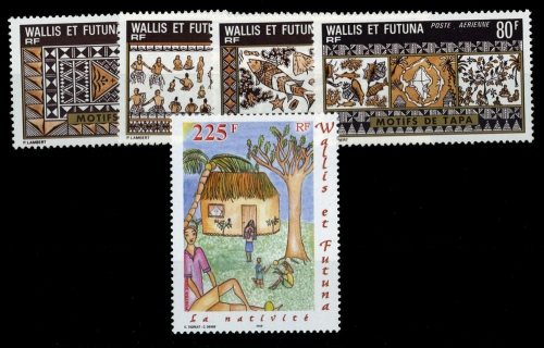 1975, Wallis und Futuna, 260-63 u.a., **