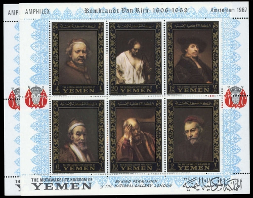 1967, Jemen Königreich, Bl. 37 u.a., **